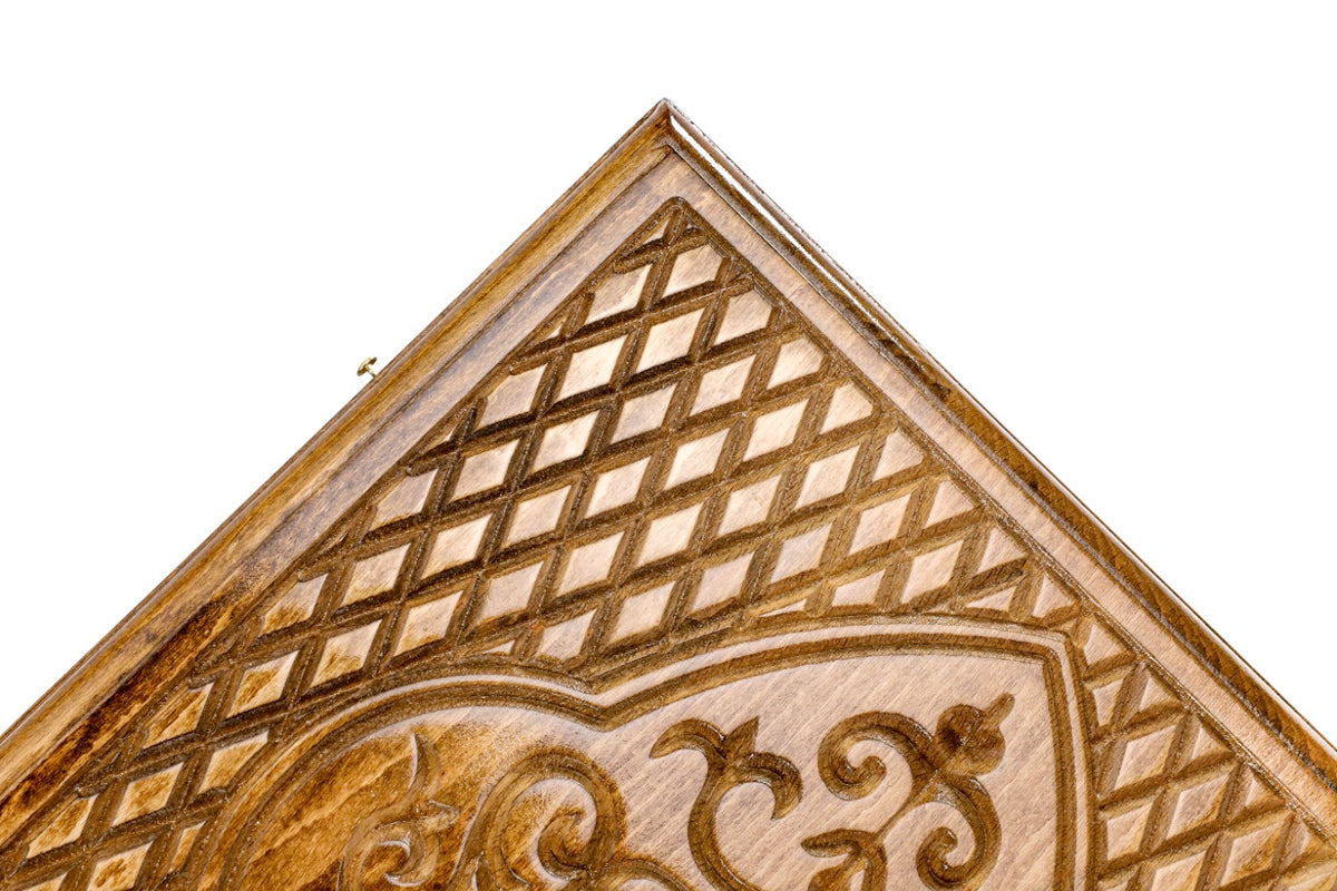 Handmade Wooden Backgammon Set with Armenian Ornament, 60 cm - photo 8