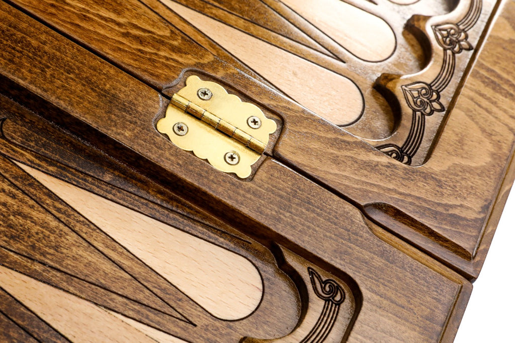 Handmade Wooden Backgammon Set with Armenian Ornament, 60 cm - photo 9