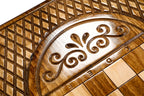 Handmade Wooden Backgammon Set with Armenian Ornament, 60 cm - photo 10