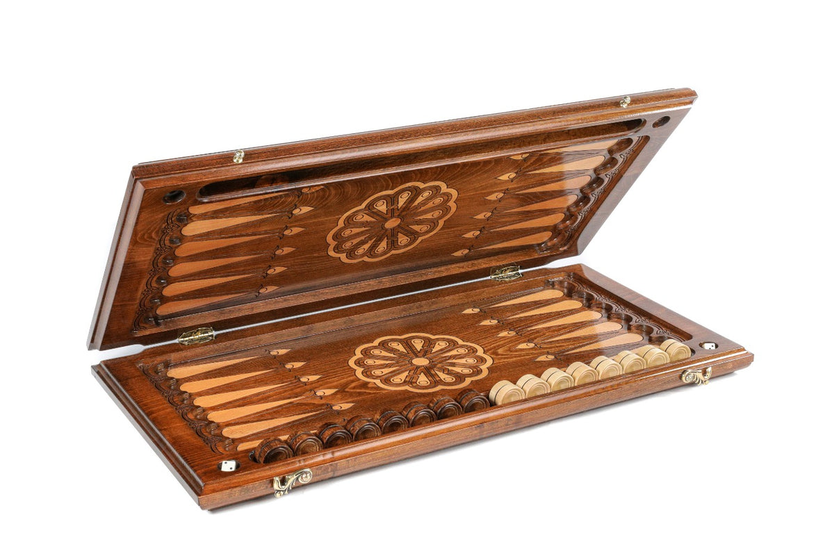 Handmade Wooden Backgammon Set with Mount Ararat, 60 cm - photo 5
