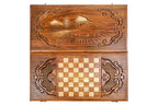 Handmade Wooden Backgammon Set with Mount Ararat, 60 cm - photo 11
