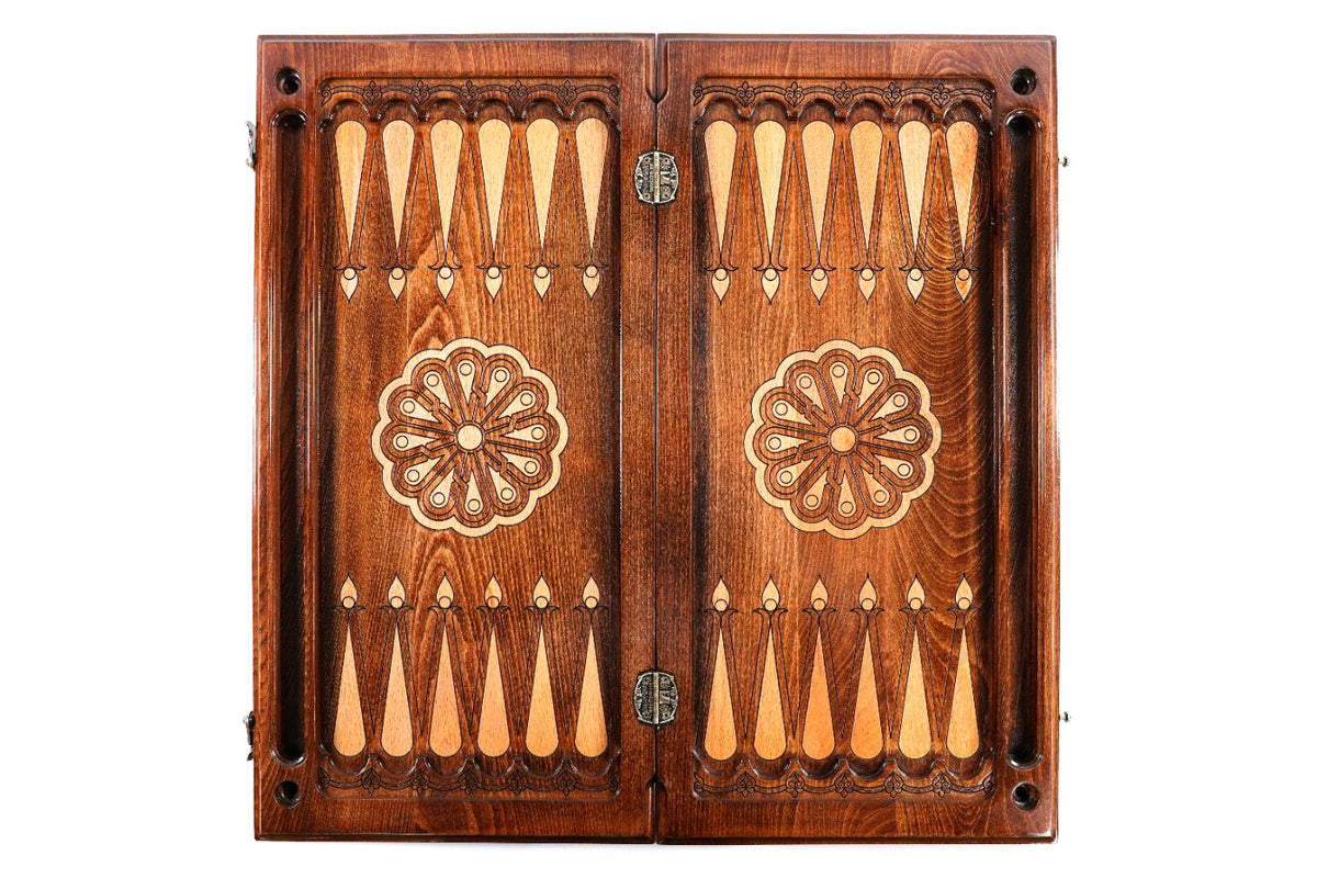 Handmade Wooden Backgammon Set with Mount Ararat, 60 cm - photo 12