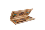 Handmade Walnut Backgammon Set with Armenian Alphabet, 60 cm - photo 5
