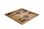 Handmade Walnut Backgammon Set with Armenian Alphabet, 60 cm - photo 3