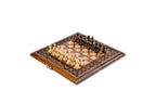 Handmade Wooden Chess and Backgammon Set with Mount Ararat, 30 cm (Model 31284)