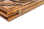 Handmade Wooden Backgammon Set with David of Sassoun, 60 cm - photo 7