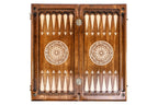 Handmade Wooden Backgammon Set with David of Sassoun, 60 cm - photo 12
