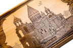 Handmade Wooden Backgammon Set with Etchmiadzin Cathedral, 60 cm - photo 2