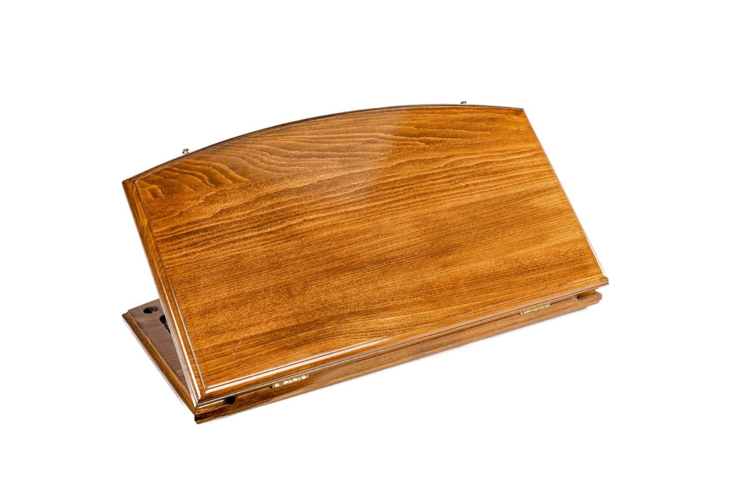 Handmade Wooden Backgammon Set with Arch-Style Outline, 60 cm
