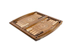 Handmade Wooden Backgammon Set with Arch-Style Outline, 60 cm - photo 3