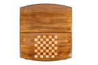 Handmade Wooden Backgammon Set with Arch-Style Outline, 60 cm - photo 11