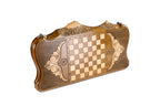 Handmade Wooden Backgammon Set with Khor Virap Monastery, Hayastan and Ararat Outline, 60 cm - photo 4