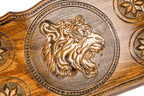 Handmade Wooden Backgammon Set with Tiger and Octagram, 60 cm - photo 2
