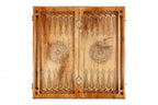 Handmade Walnut Backgammon Set with Georgian Coat of Arms, 60 cm - photo 12