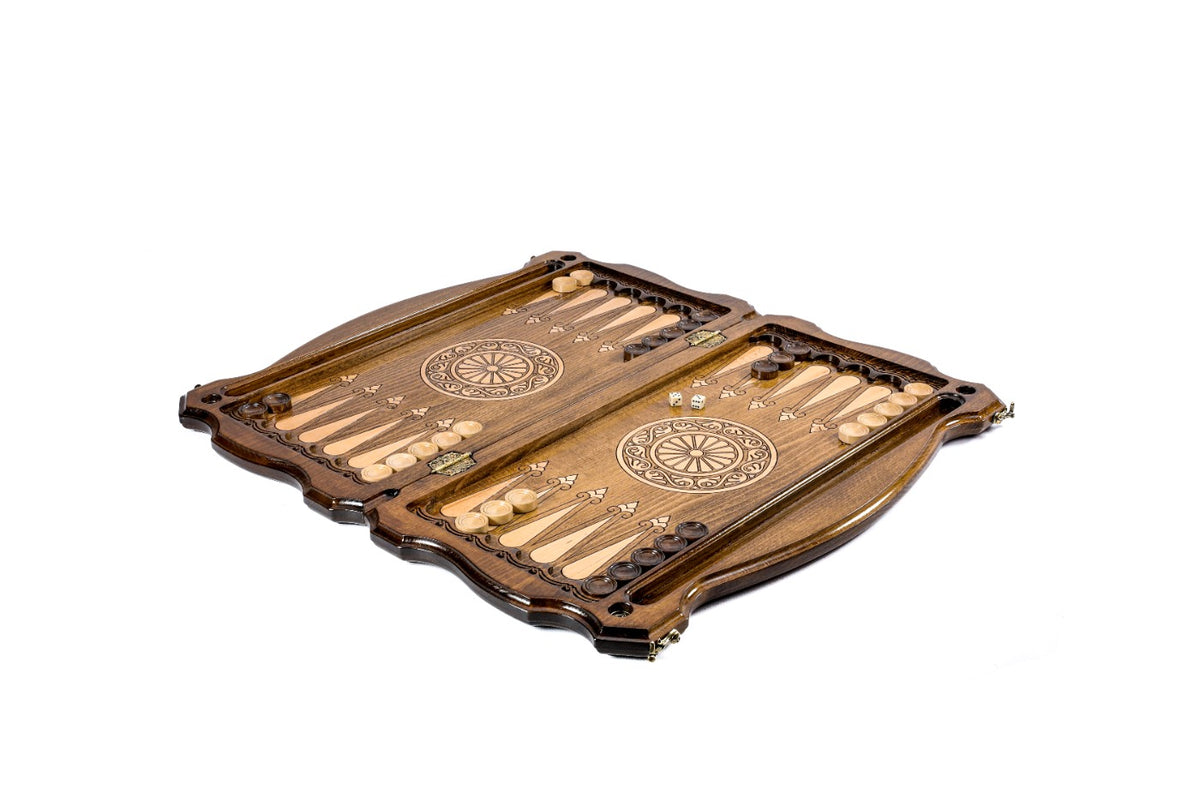 Backgammon-Set mit Kontur-Silhouette, 60 cm – Foto 3