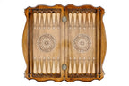 Handmade Wooden Backgammon Set with Contour Outline, 60 cm - photo 12