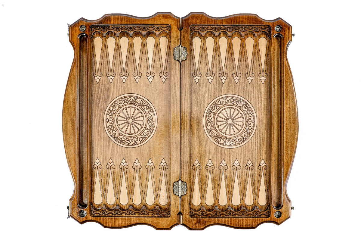 Backgammon-Set mit Kontur-Silhouette, 60 cm – Foto 12