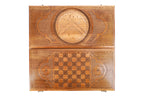 Handmade Walnut Backgammon Set, Classic Board, 60 cm - photo 11