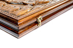 Handmade Wooden Backgammon Set, Classic Board, 60 cm - photo 11