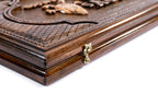 Handmade Wooden Backgammon Set, Classic Board, 60 cm - photo 9