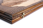 Handmade Wooden Backgammon Set, Classic Board, 60 cm - photo 7