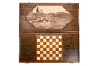 Handmade Wooden Backgammon Set, Classic Board, 60 cm - photo 11