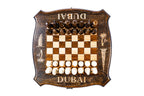 Handmade Wooden Chess and Backgammon Set with Dubai Edition, 40 cm - photo 8