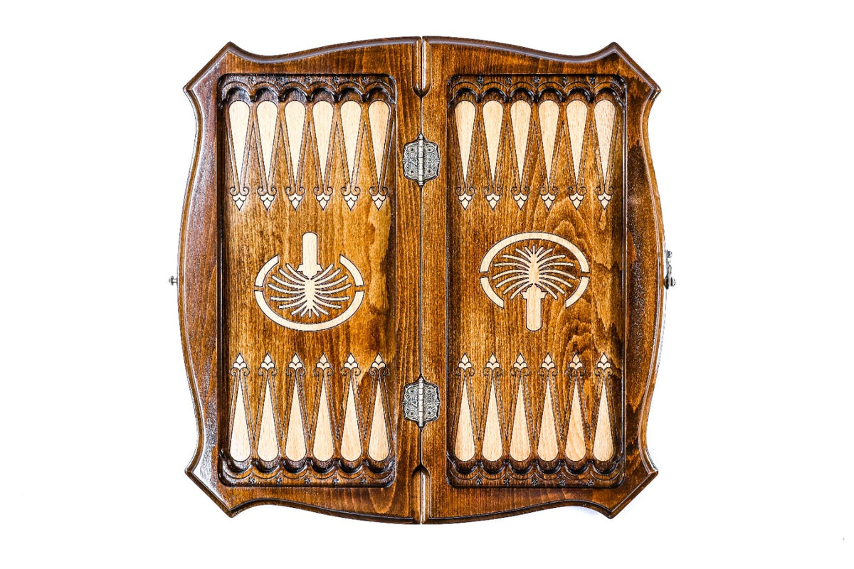 Handmade Wooden Chess and Backgammon Set with Dubai Edition, 40 cm - photo 10