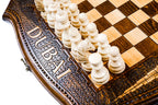 Handmade Wooden Chess and Backgammon Set with Dubai Edition, 40 cm - photo 9