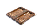 Handmade Wooden Chess and Backgammon Set with Contour Outline, 30 cm - photo 3