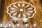 Handmade Wooden Chess and Backgammon Set with Contour Outline, 30 cm - photo 12