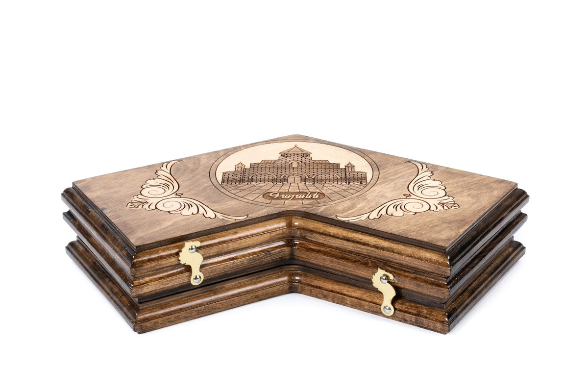 Juego de backgammon para tres jugadores, 30 cm – foto 4