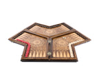 Handmade Wooden Backgammon Set for Three Players, 50 cm - photo 2