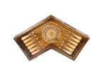 Handmade Wooden Backgammon Set for Three Players, 50 cm - photo 7