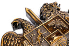 Handmade Wooden Armenian Coat of Arms Wall Emblem, 30 cm - photo 2