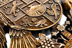 Handmade Wooden Armenian Coat of Arms Wall Emblem, 30 cm - photo 7