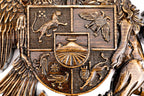 Handmade Wooden Armenian Coat of Arms Wall Emblem, 30 cm - photo 8