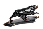 Hand-Carved Wooden Rottweiler Sculpture - photo 11