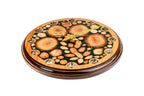 Handmade Wooden Wall Clock with Epoxy Trees, 30 cm - photo 2