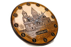 Handmade Wooden Wall Clock with Etchmiadzin Cathedral, 60 cm - photo 8
