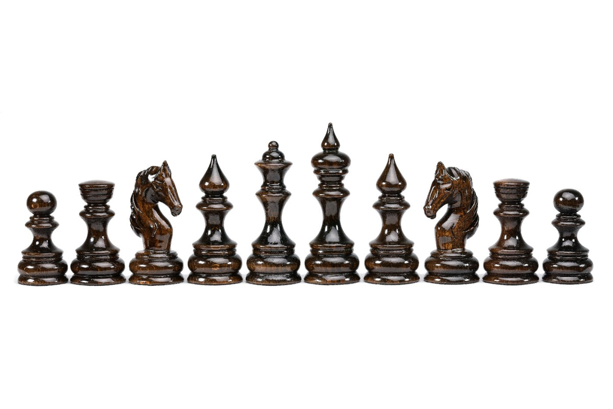 Handcrafted Wooden Chess Pieces, Classic Set of 32 - photo 3