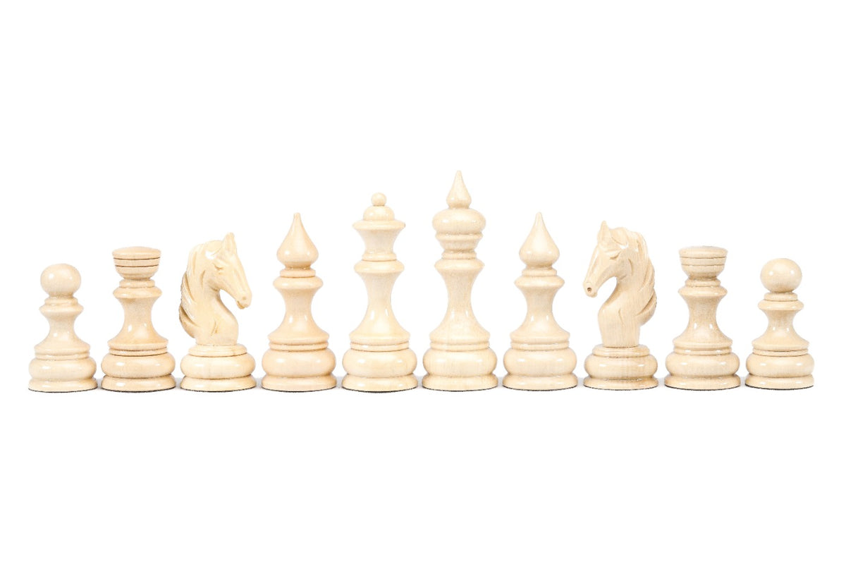 Handcrafted Wooden Chess Pieces, Classic Set of 32 - photo 4