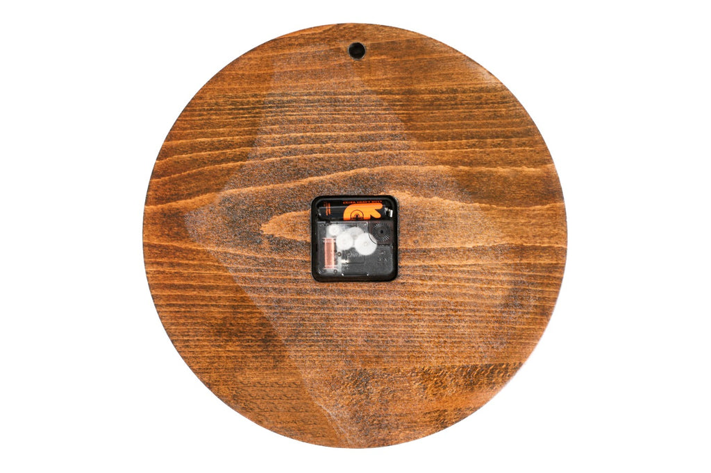 Handmade Wooden Wall Clock with Church of the Holy Mother of God, 30 cm - photo 9
