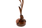 Hand-Carved Wooden Girl with a Jug Sculpture - photo 8