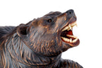 Hand-Carved Wooden Bear Sculpture - photo 2