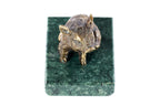 Handmade Bronze and Marble The Piglet Sculpture - photo 5