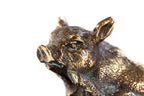 Handmade Bronze and Marble The Piglet Sculpture - photo 3