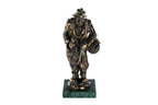 Handmade Bronze and Marble Kara Bala Sculpture - photo 2