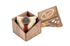 Handmade Women's Cherry Wood Wrist Watch, Red - photo 4