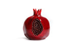 Handmade Wooden Pomegranate Decor, 12 cm